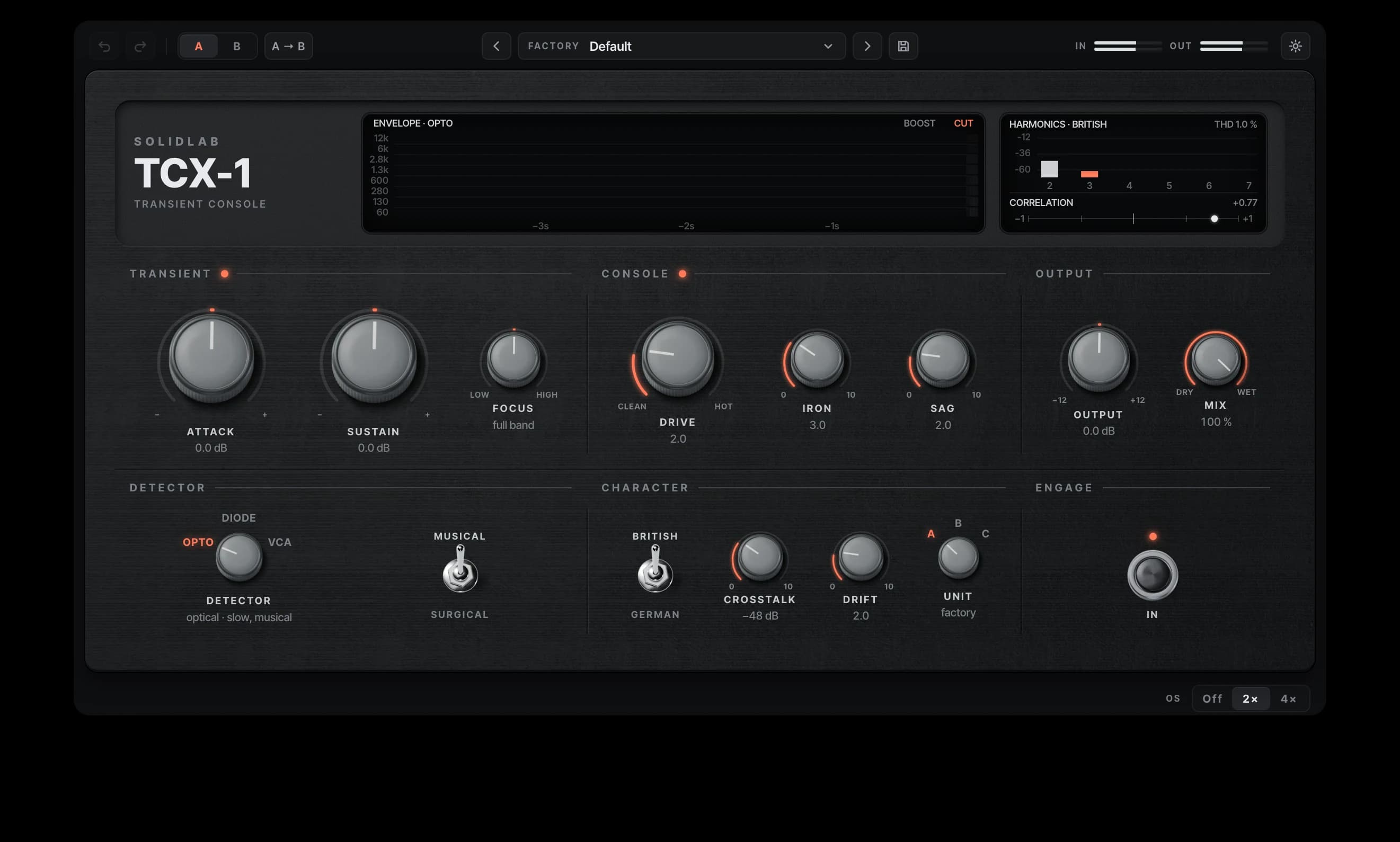 TCX-1 Transient Console plugin interface